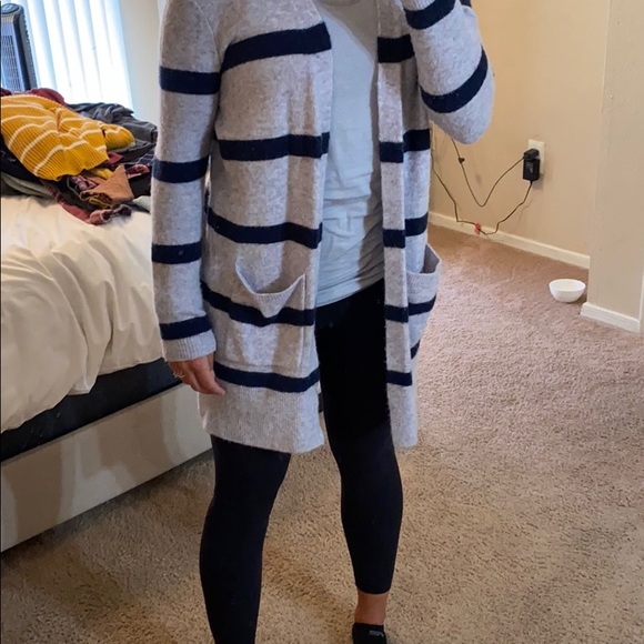 Madewell Sweaters - Omg, super soft striped cardigan!